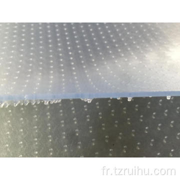 Mat de chaise haute du bureau en PVC anti-glisser